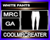 WHITE PANTS