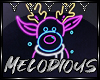 M♪ Deer Neon Sign