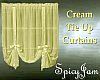 Tie Up Curtains Cream