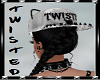 White Twisted Snapback F