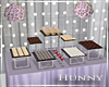 H. Lavender Snack Table