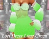 Lori Dress Lime Green
