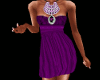 Purple Bling Club Dress