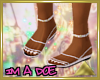 |D0E| White sandals xD