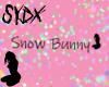 Snow Bunny Head Sign