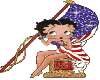 USA Sparkle Betty Boop