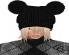 Blonde Black Cosy Hat