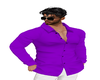 Casual purple shirt