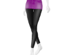 Purple Denim Skirt RLS