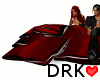 -Drk- Red N Black Pillow