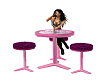 Dynamic Pink Club Table