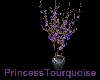 Purple Flowering Pot