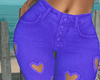 BLUE HEART SHAPED JEANS