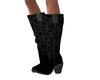 Blk CowGirl Boots