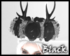BLACK antlers