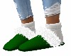 GREEN SLIPPERS / SOCKS