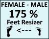 Feet Scaler 175%