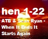 ATB ft Sean Ryan - When