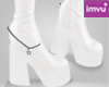 Ѷ Long Boots White