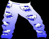 HKitty blue pj pants(M)
