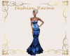 Blue Fishtail Gown