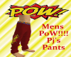 POW!! Mens Pj's Pants