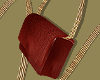 Gold Strap Red Bag