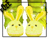[R] yellow Bunny Slipper