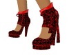 3D Red Puzzle Heels