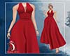 L: Red Vintage Dress