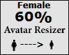Avatar scaler 60% Female