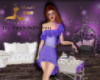 [Ny]Purple Ruffle Dress