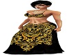 Black&Gold Goddess Dress