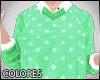 Sweater + Shirt Green