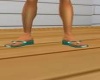 Jade flip flops
