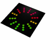 Neon animated dance circ