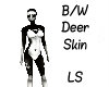 B/W Deer Skin