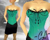 Cabaret Dress Sea Green