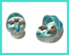 Teal Ivory Seat