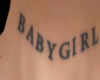 R | babygirl tatto