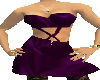 sexy dark purple dress