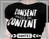 -D- | Consent Tee F