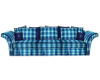 Blue Plaid Couch