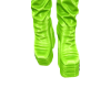 lime green boots~h