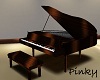 Brown Woodgrain Piano