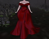 Deep Red Bridesmaid Dres
