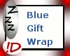 !D Blue Gift Wrap