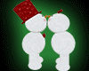 Christmas Kissing Couple
