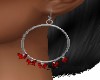 RED  BUTTERFLY  HOOPS