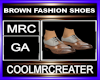 BROWN FASHION SHOES